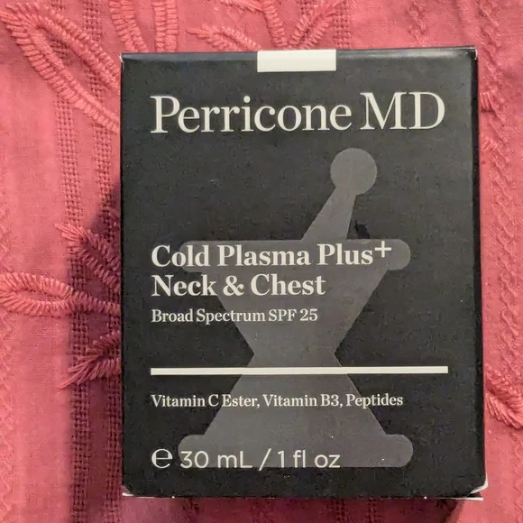 New Perricone MD Cold Plasma Plus+ Neck & Chest Cream New In Box - Picture 2 of 8